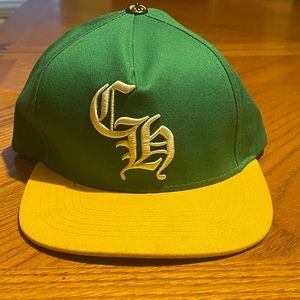 Green & Yellow Oakland CH Baseball Hat